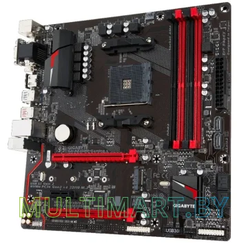 Материнская плата Gigabyte GA-AB350M-Gaming 3 (rev. 1.0) картинка 2